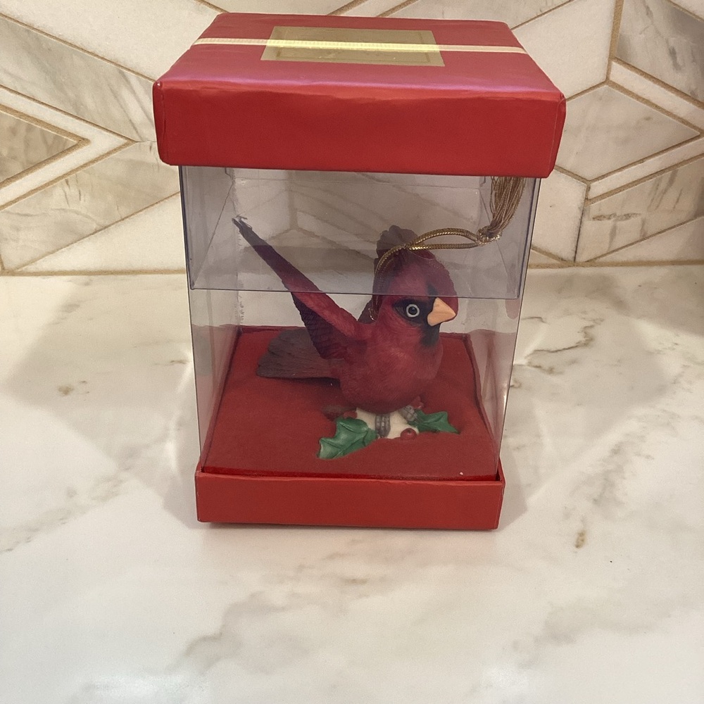 Lenox Winter Greetings Cardinal Christmas Tree Ornament